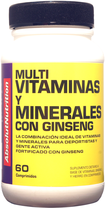 Multi Vitaminas y Minerales con Ginseng